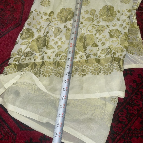 Pakistani indian  dress 2 piece with scarf dupatta - Picture 6 of 9